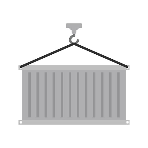 Lift Package Flat Greyscale Icon 15653414 Vector Art at Vecteezy