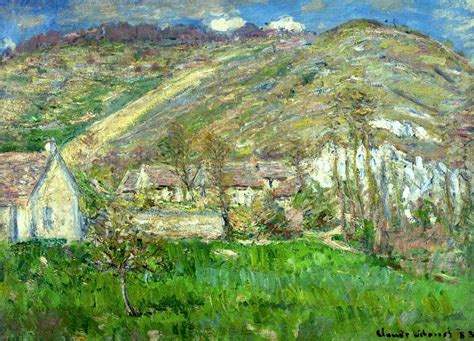 Hamlet In The Cliffs Near Giverny - Claude Monet | Claude monet, Claude monet paintings, Giverny