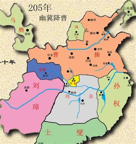 三国地图古今对照全图高清版,三国版图对应现代位置？-史册号