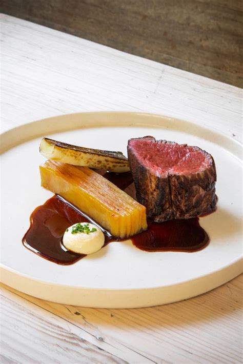 Beef Fillet with Pressed Potato, Leeks and Horseradish Emulsion Recipe | Recipe | Beef fillet ...