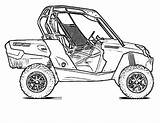 Four Wheeler Coloring Pages  Polariz RZR S4 sketch template