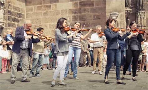 Little Girl Plays Recorder, Starts the Most Viral Orchestral Flash Mob of All Time