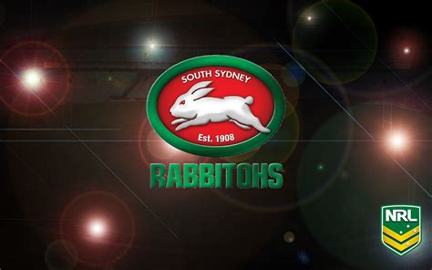 Download Logo NRL National Rugby League South Sydney Rabbitohs Sports HD Wallpaper