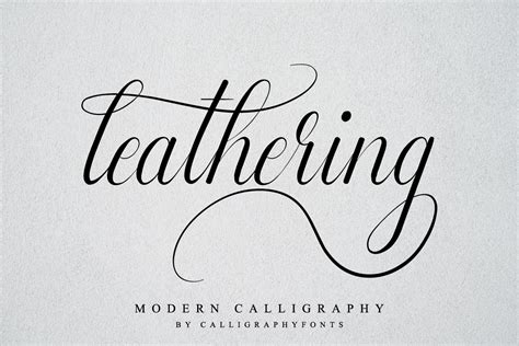 Modern Calligraphy Fonts by CalligraphyFonts.net