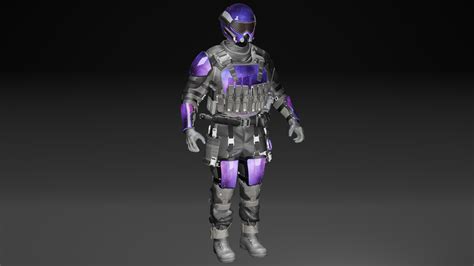 Velikan Operator Skin Warzone 3D model rigged | CGTrader