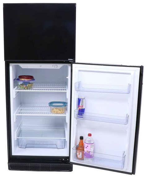 Furrion Arctic RV Refrigerator with Freezer - High Gloss Black - 10 Cu ...