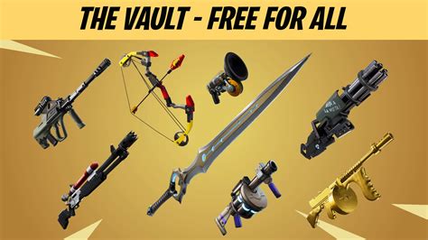 The Vault - Free For All 4263-0927-4869 by mrmonkeyfn - Fortnite Creative Map Code - Fortnite.GG