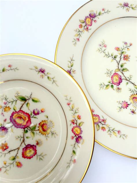 Vintage Noritake Porcelain Dishes,asian Song 7151,1970s,multi Floral ...