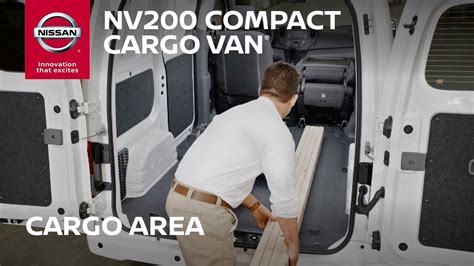 2015 Nissan NV200 Compact Cargo Van Cargo Space Configurations - YouTube