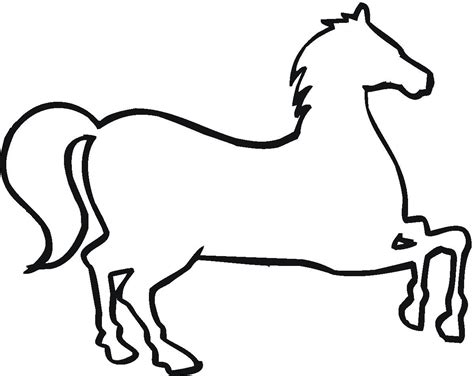 Horse Drawing Outline at GetDrawings | Free download