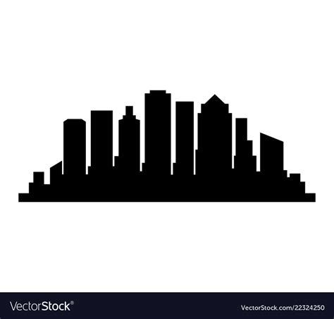 Boston skyline Royalty Free Vector Image - VectorStock