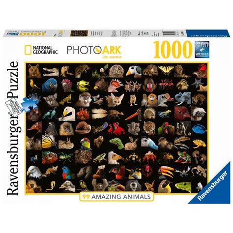 Ravensburger - 99 Stunning Animals Puzzle 1000pc - Jac's Cave of Wonders