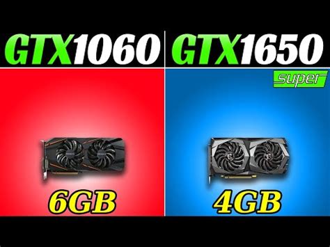 GTX 1060 vs. GTX 1650 Super | Stock and Overclock | Gaming Benchmarks ...