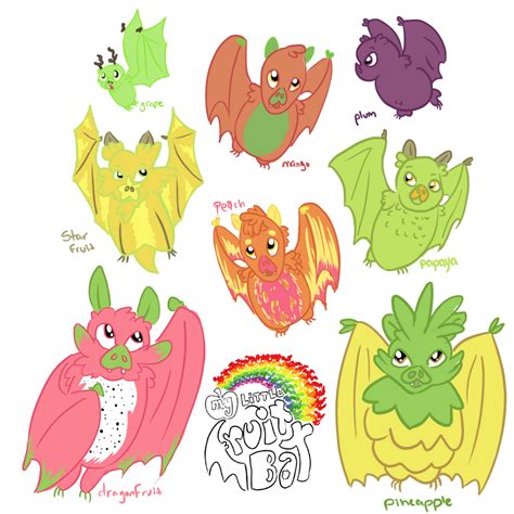 Fruit Bats 2 by SpatialHeather on DeviantArt