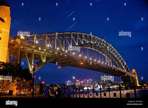 The Bridge At Night Stock Photo - Alamy