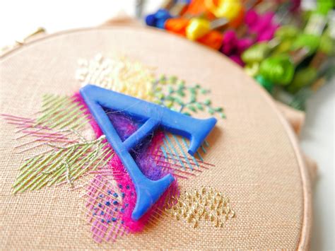 Hand Embroidered Monograms - the Nibyniebo's Alphabet - Justyna ...