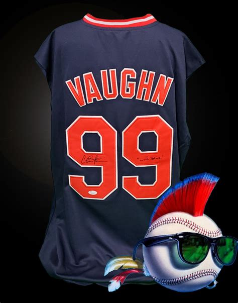 Charlie Sheen Autographed Major League Indians Sleeveless Jersey with ...