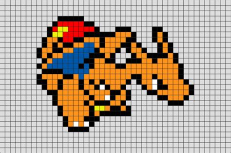 Charizard Pokemon Pixel Art | Pixel art pokemon, Pixel art, Pixel art grid