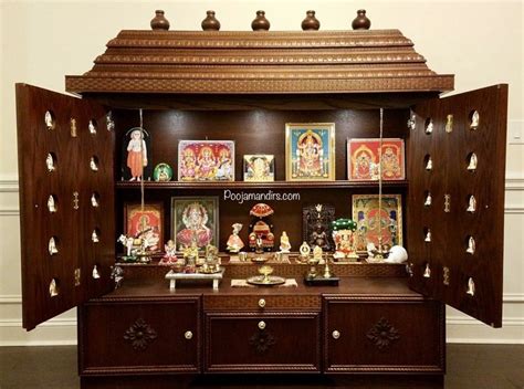 Pooja Mandirs USA - Chitra Collection - Closed Models | Pooja room door ...