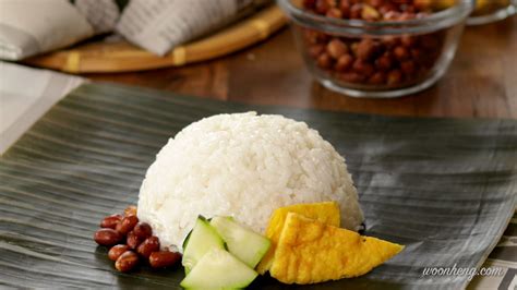 The most authentic vegan Nasi Lemak Bungkus - WoonHeng