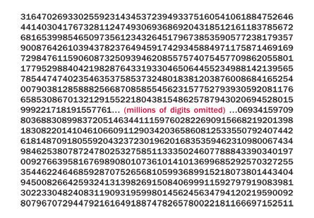 Largest known prime number found