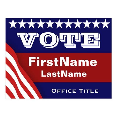 Political Postcard Template - Sample Template Inspiration