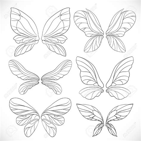 Fairy Wing Templates Printable - Printable Word Searches