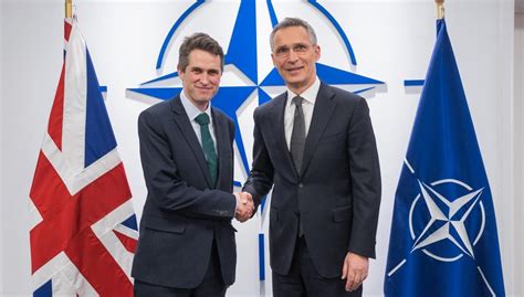 NATO - Photo gallery: Bilateral meeting with the UK Secretary of State ...