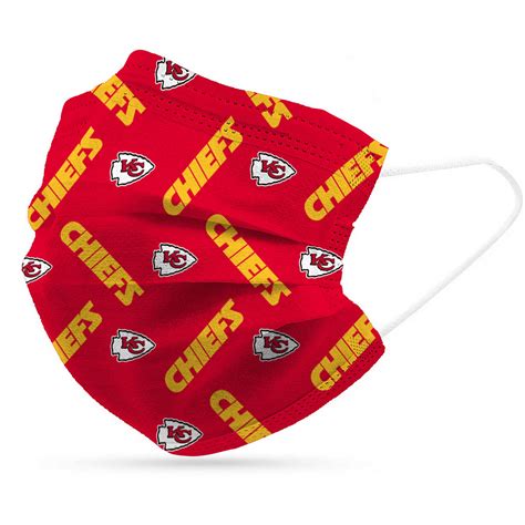 Logo Men's Kansas City Chiefs Face Masks 6-Pack | Academy