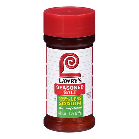 Lawry's® 25% Less Sodium Seasoned Salt | Lawry's