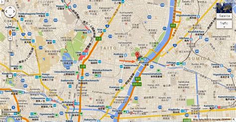 Detail Asakusa Tokyo Location Map for Travelers guide | Tokyo City Japan Airport Metro Subway ...