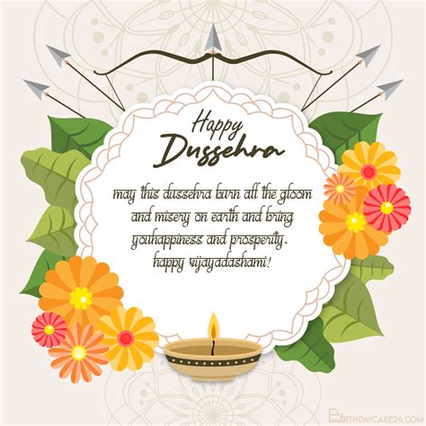 Free Hindu Festival Of Dussehra Greeting Card Dussehra Greetings, Happy Dussehra Wishes, Holi ...