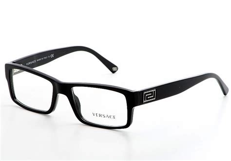 NEW VERSACE PLASTIC MEN EYEGLASSES FRAMES BLACK 3141 GB1 55MM 17-140 ...