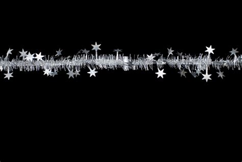 Photo of silver tinsel line | Free christmas images