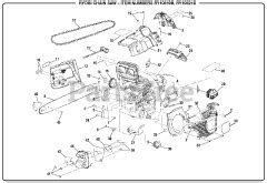 RY 10519 B - Ryobi Chainsaw, 46cc Parts Lookup with Diagrams | PartsTree