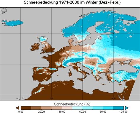 Snow Cover of Europe in Winter (1971-2000) : MapPorn