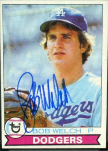 Bob Welch Autographs and Memorabilia | Sports, Baseball