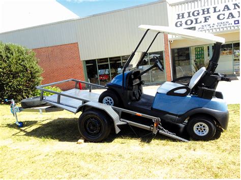 Tilting Golf Cart Trailer | Golf Carts - Highland Golf Carts