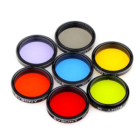 SVBONY 1.25" Moon Filter+CPL Filter+Five Color Filter Kit for Enhance Lunar & Planetary View ...