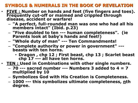 Book Of Revelation Symbols