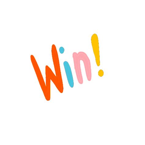 Winner Win Sticker by Linzie Hunter for iOS & Android | GIPHY