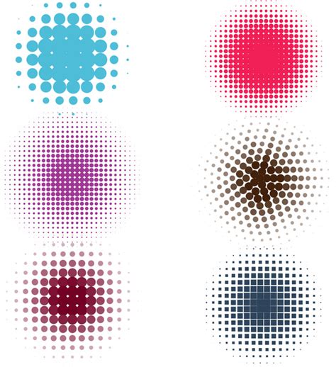 Abstract dot circle symbol Vectors graphic art designs in editable .ai ...