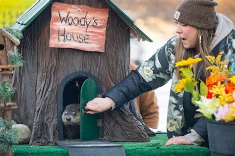 Sick of winter? You’re in luck. Woody, Michigan’s official groundhog, says spring will come ...