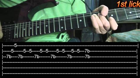 Highway To Hell Guitar Solo Lesson - AC/DC(with tabs) - YouTube