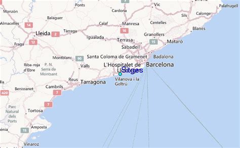 Sitges Tide Station Location Guide