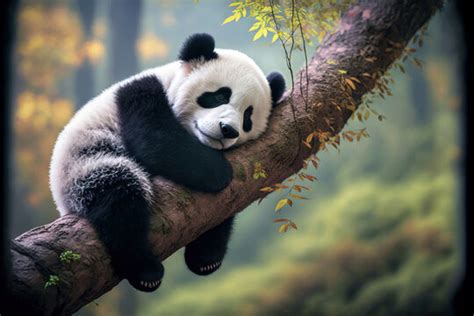 Sleeping Baby Panda