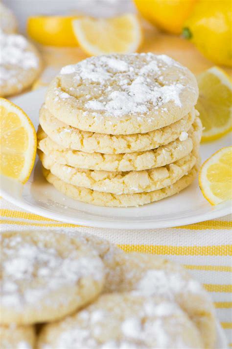 Soft and Chewy Lemon Cookies