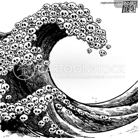 Tsunami Warning Cartoons and Comics - funny pictures from CartoonStock