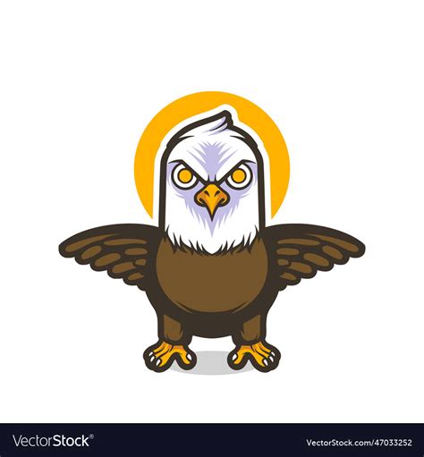 Eagle mascot Royalty Free Vector Image - VectorStock