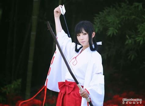 Kikyo Cosplay : Inusyasha Anime - MyAnimeGirls 2014